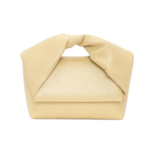 JW Anderson Lambskin One Shoulder Handbags Large Size Women's Butter