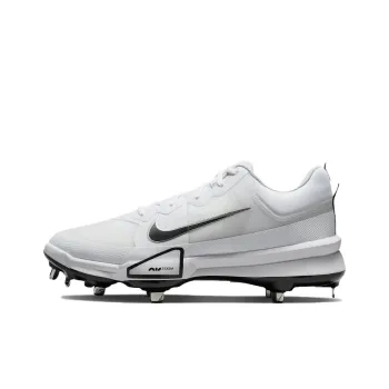 Nike Force Zoom Trout 9 Pro White Pure Platinum Metallic Silver Black