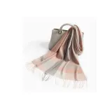 Gray Pink Plaid