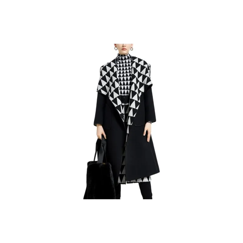 BESIONIA FW23 Coats Women's Black-1