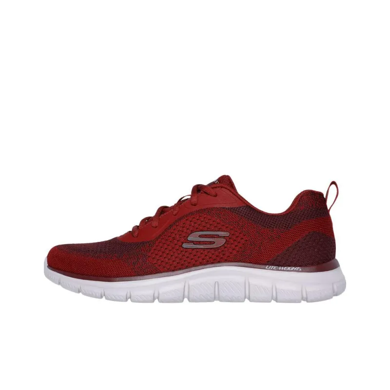 Skechers Track Breathable Low Top Casual Shoes Men's Red-0
