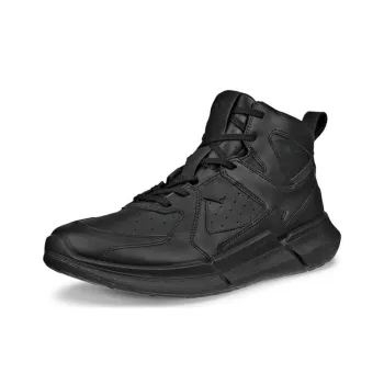 Ecco Wear Resistant High Top Casual Shoes Men's Black