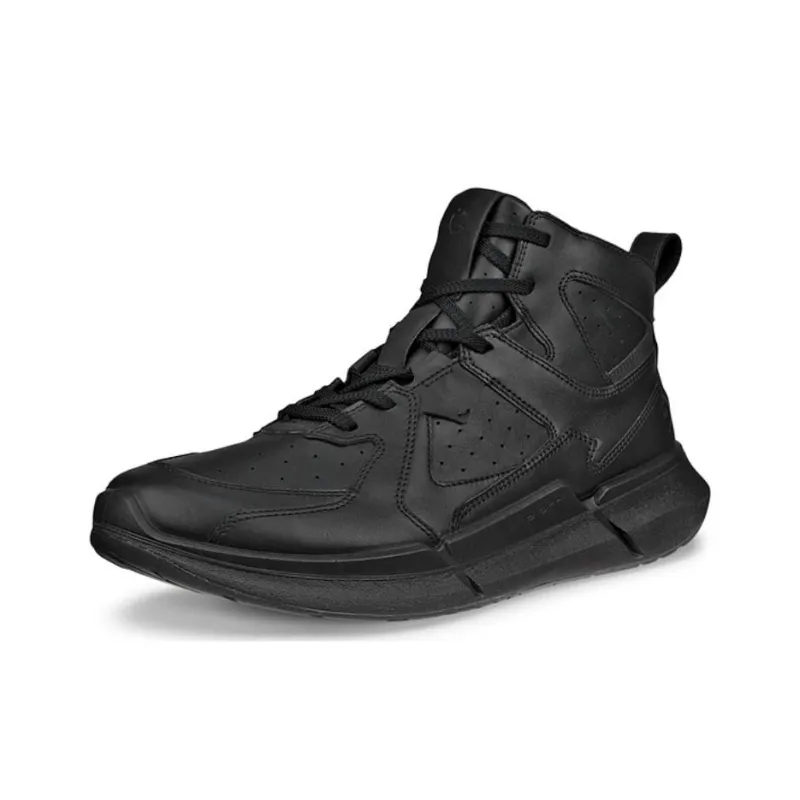 Ecco Wear-Resistant High-Top Casual Shoes Men's Black-0