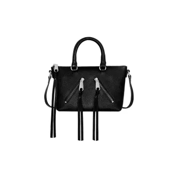 REBECCA MINKOFF Leather Shoulder Bag Crossbody Bag Women's Black