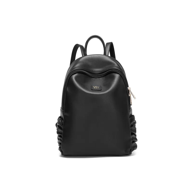 MEXICAN PU Backpack Regular Women's Black/Coffee-0