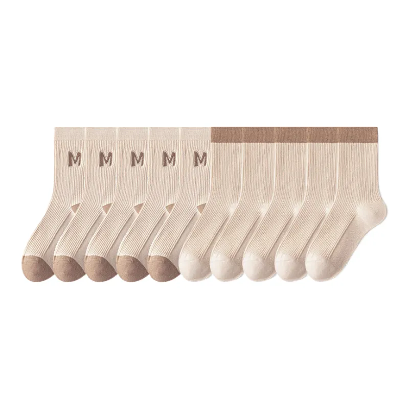 Lan Miao Mid Calf Socks Women's 10 Pack-10