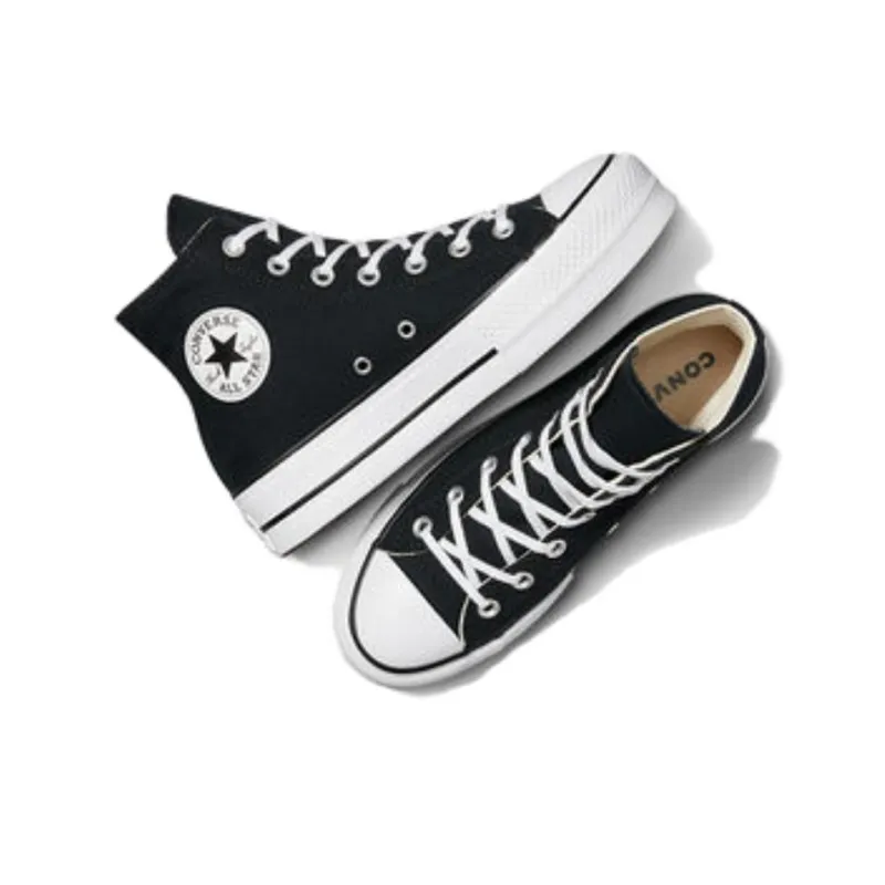 Converse Women's Chuck Taylor All Star Wedge Platform High 'Black Red Navy' Women's-3