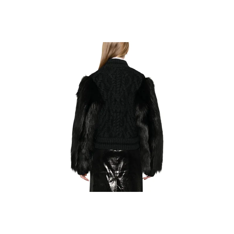 Givenchy Faux fur Trim Cardigan-3
