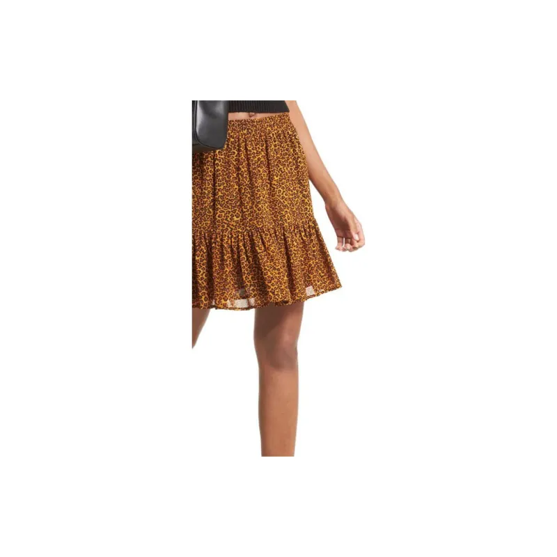 MICHAEL KORS SS23 Casual Short Skirts Women's Yellow-4