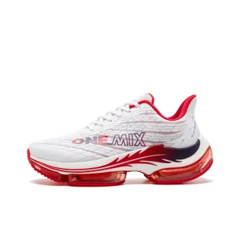 ONEMIX Fire Phoenix Running Shoes Unisex Phoenix White Red