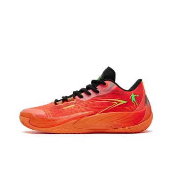 QIAODAN Poisonous Fangs 3.0 Basketball Shoes Men Low Top Dutch Orange Sun Orange