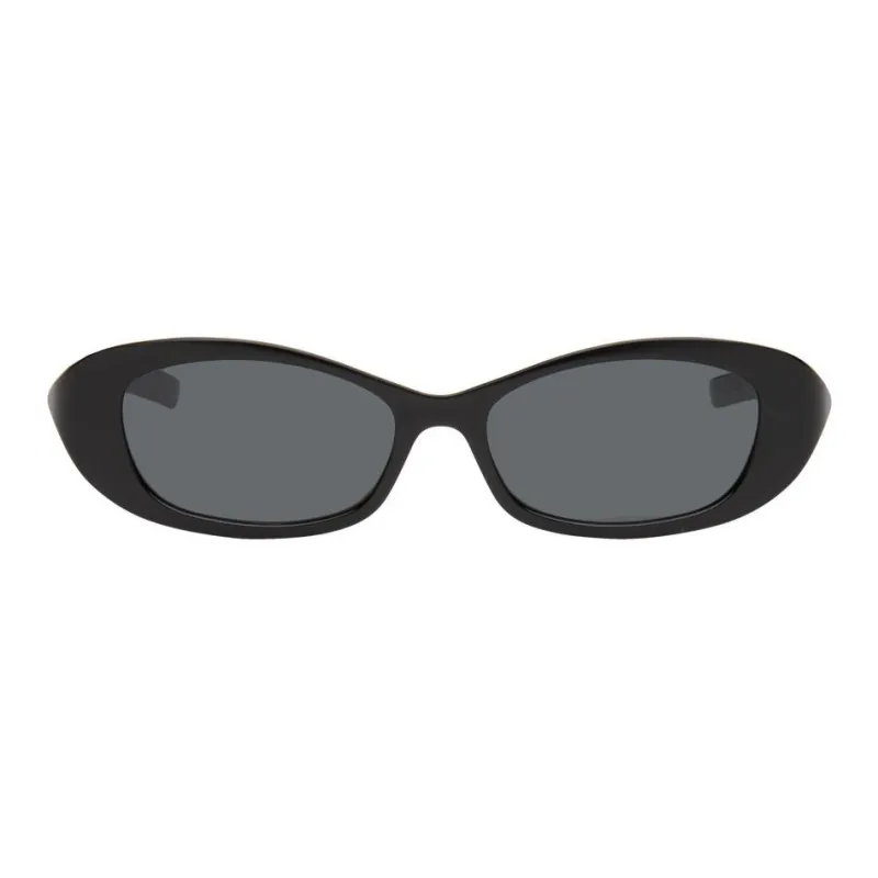 GIVENCHY Acetate Oval Sunglasses Women's Black-1