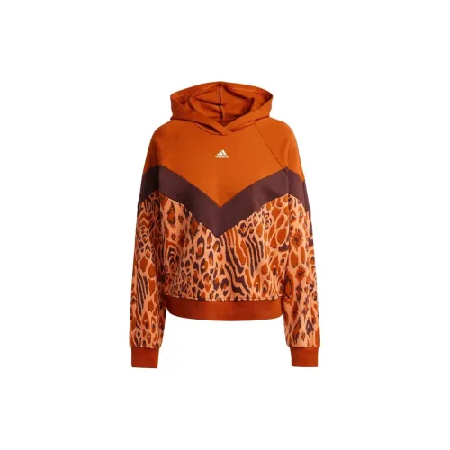 Farm Rio Adidas Clothing Sweatshirts Women's Brown