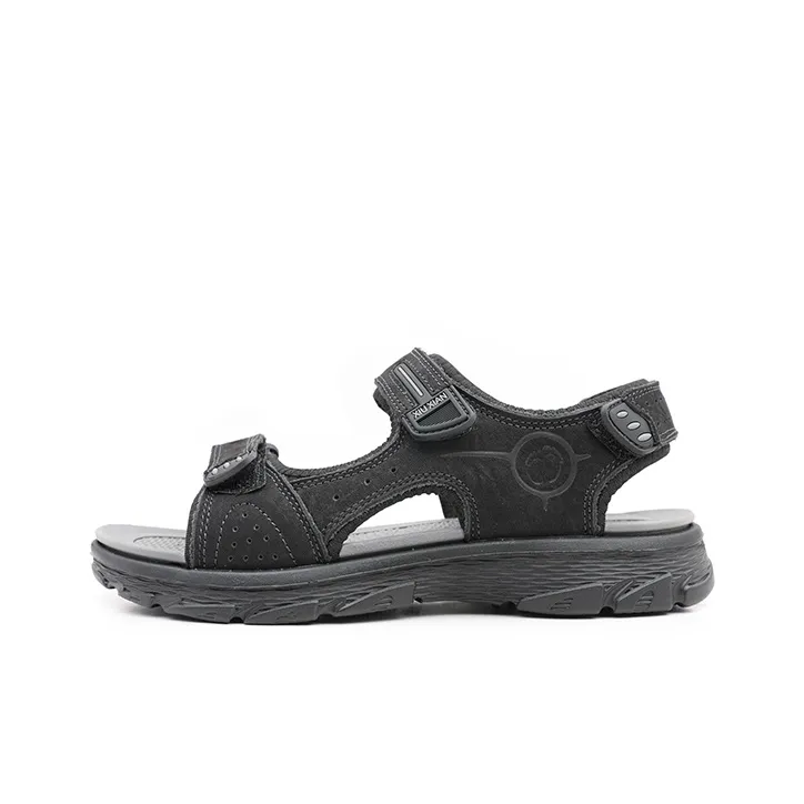 HANG TEN Beach Sandals Men Light Brown/Black Blue-5