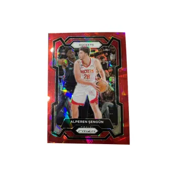 PANINI Rockets Core ŞEngün Prism Collection Red Crush Ice Player Card Rare Card Sports Cards 1 Pc