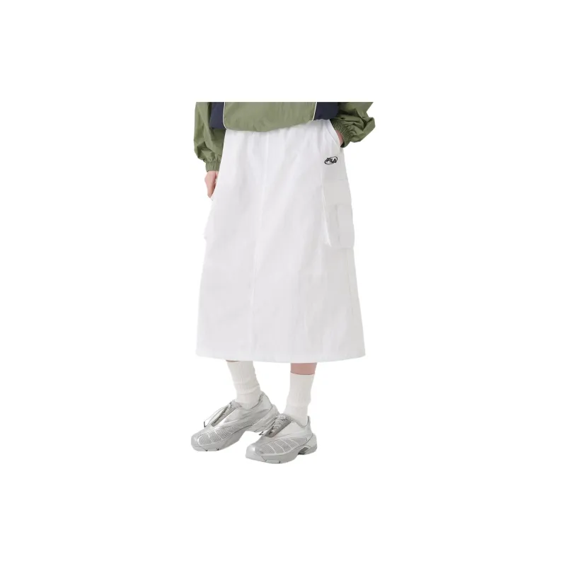 FILA Casual Long Skirt Women's White-2