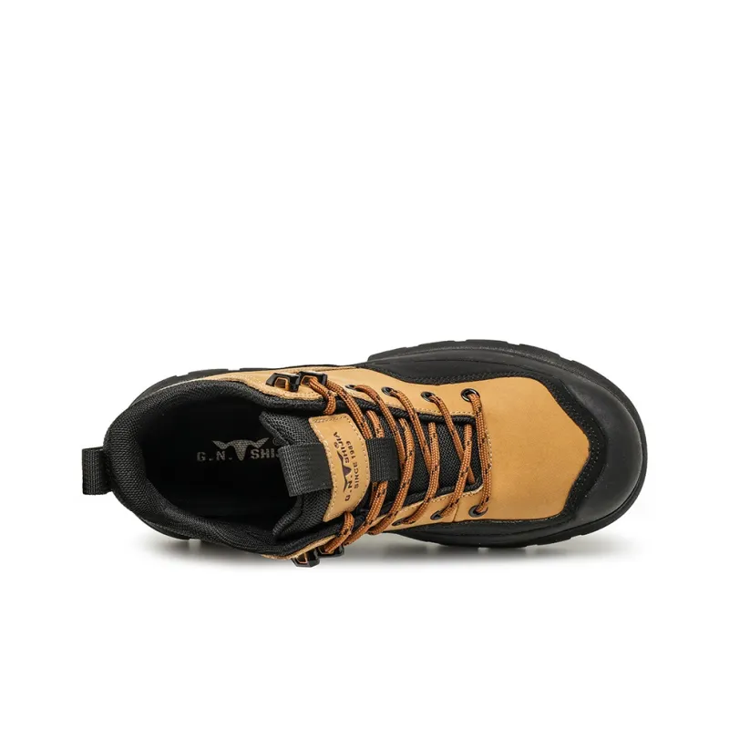 G.N.SHIJIA Wear Resistant Lightweight Height Increasing Coverage Low Top Casual Shoes Men's-8