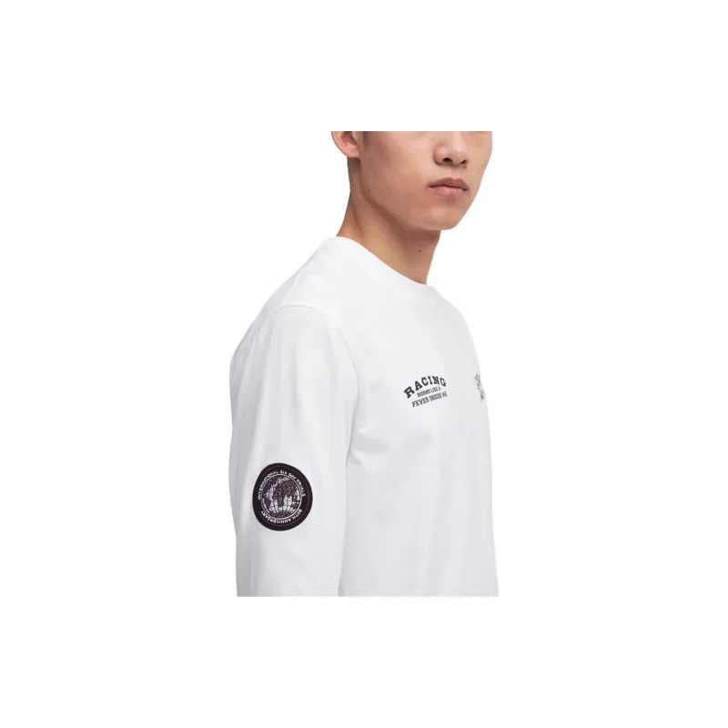 BARBOUR T Shirts Men White-4