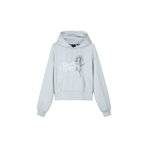 Skechers Colorful Sweatshirt Women's Pearl Blue