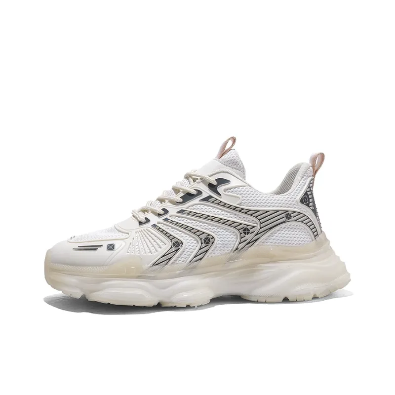 DM Wear Resistant Height Increasing Low Top Chunky Sneakers Men's Box Included-5
