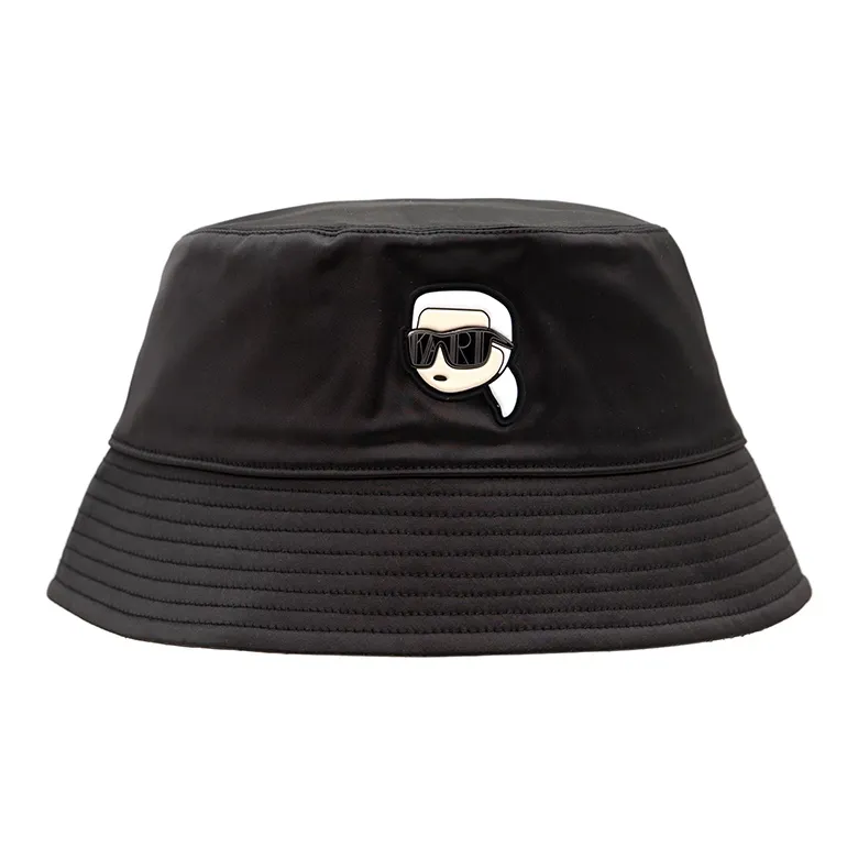 KARL LAGERFELD Polyester Bucket Hats Unisex Black-0