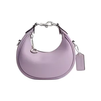 COACH JONIE Cow Leather Shoulder Bag Crossbody Bag Handbag Mini Women's Silver & Light Purple