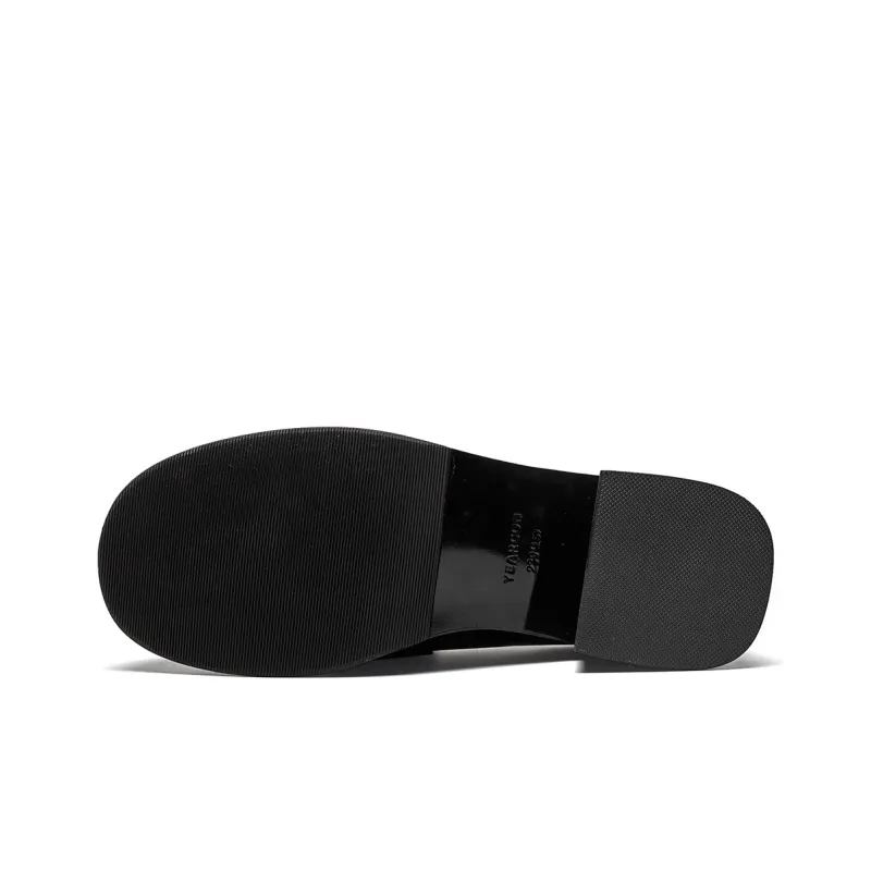 YEARCON Loafers Women's Dark Coffee-3