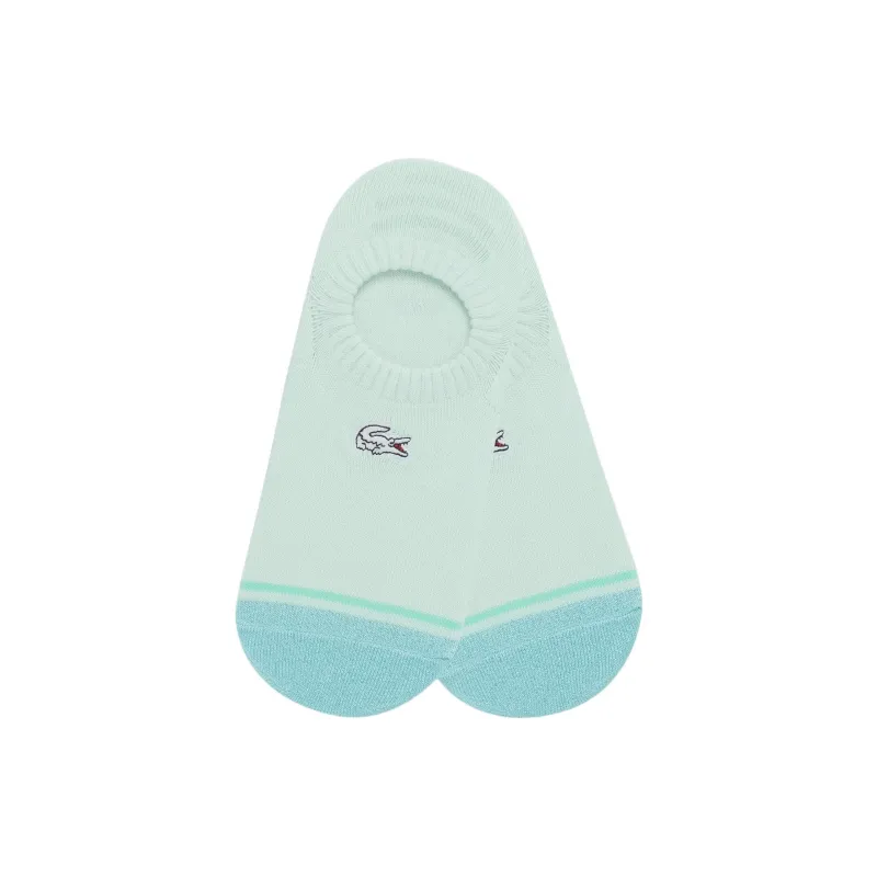LACOSTE No-Show Socks Women's 1 Pack Blue Green-0
