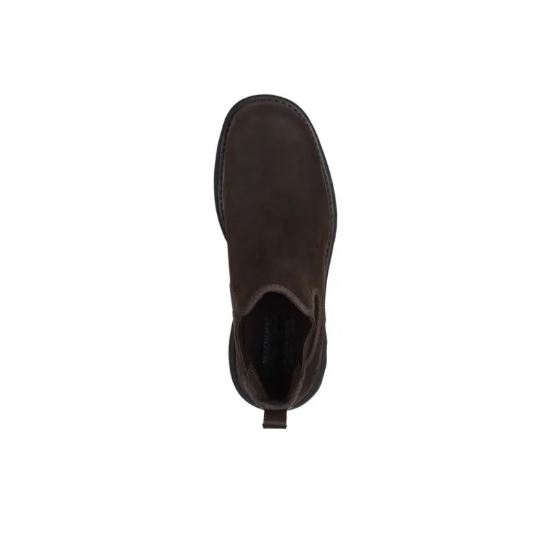 Skechers Relaxed Fit Ankle Length Chelsea Boots Men's Brown-2