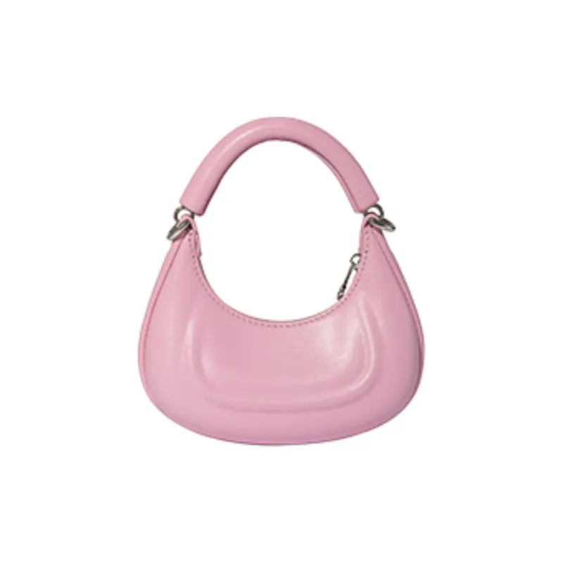 KUNOGIGI Top Grain Cow Leather Handbag Crossbody Bag Small Size Women's Pink/Yellow/Blue-1
