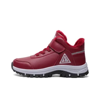 SMDXDMS Anti Slip Cushioning Warm High Top Sprint Running Shoes Unisex
