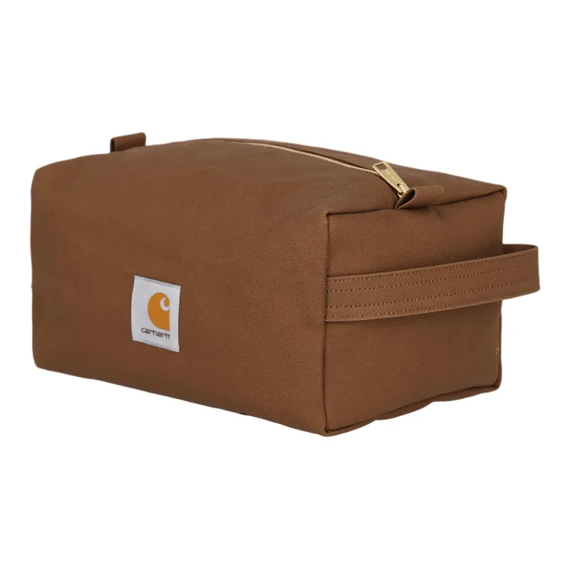 Carhartt WIP Canvas Toiletry Bag Regular Unisex Brown-1