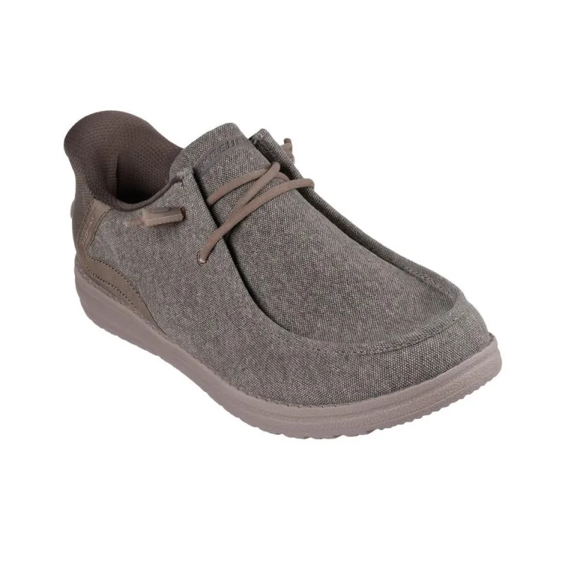 Skechers Melson Anti Slip Wear Resistant Low Top Casual Shoes Men's Brown-2