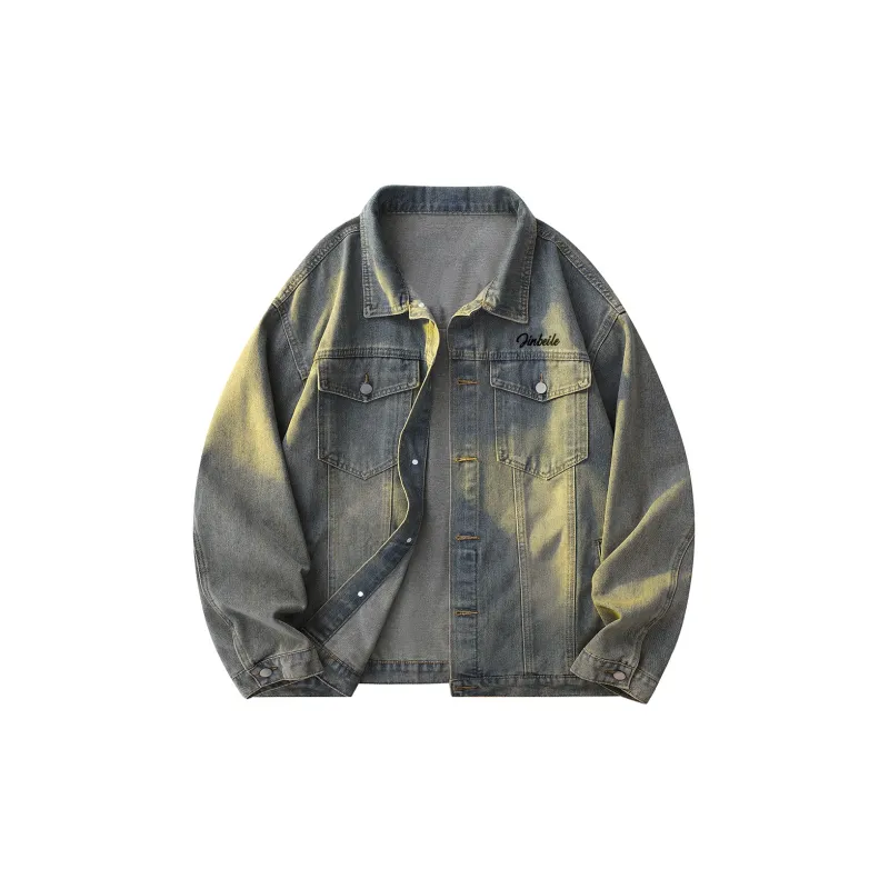 JINBEILE Denim Jackets Unisex-20