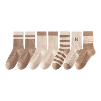 Lan Miao Mid-Calf Socks Women's 7 Pack