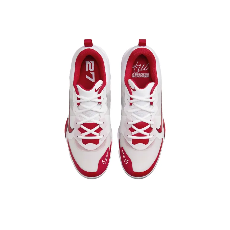 Nike Force Zoom Trout 9 Pro White Team Red University Red-4
