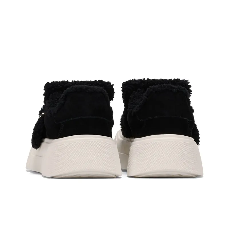 GG CC Skateboard Shoes Women's Low Top Black/Khaki-3