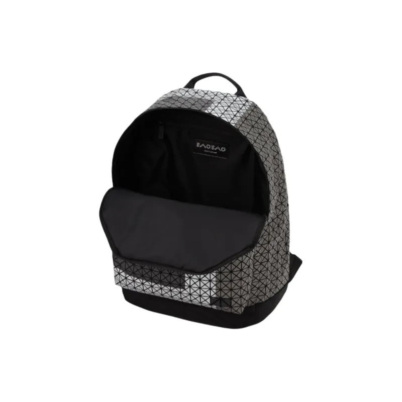 ISSEY MIYAKE PU Backpack Unisex Bronze Mixed-2