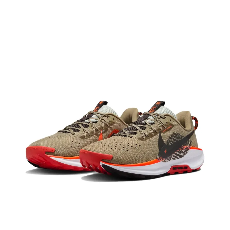 Nike React Pegasus Trail 5 Khaki Hyper Crimson Vintage Coral Velvet Brown-2