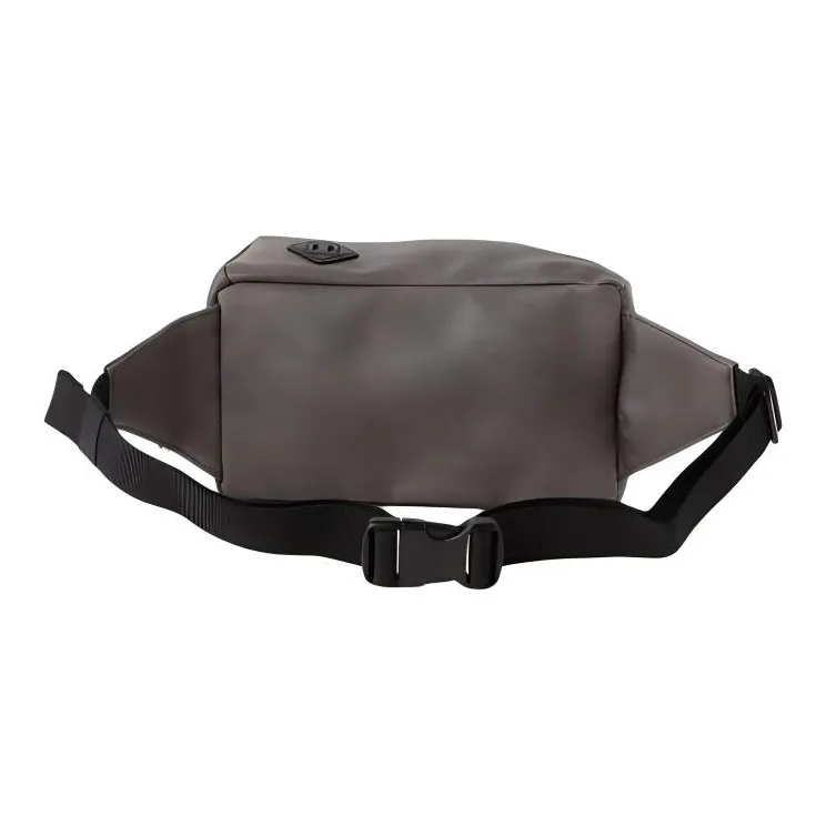 Beams Synthetic Leather Bonded Polyester Fanny Pack Mini Men's Gray-2