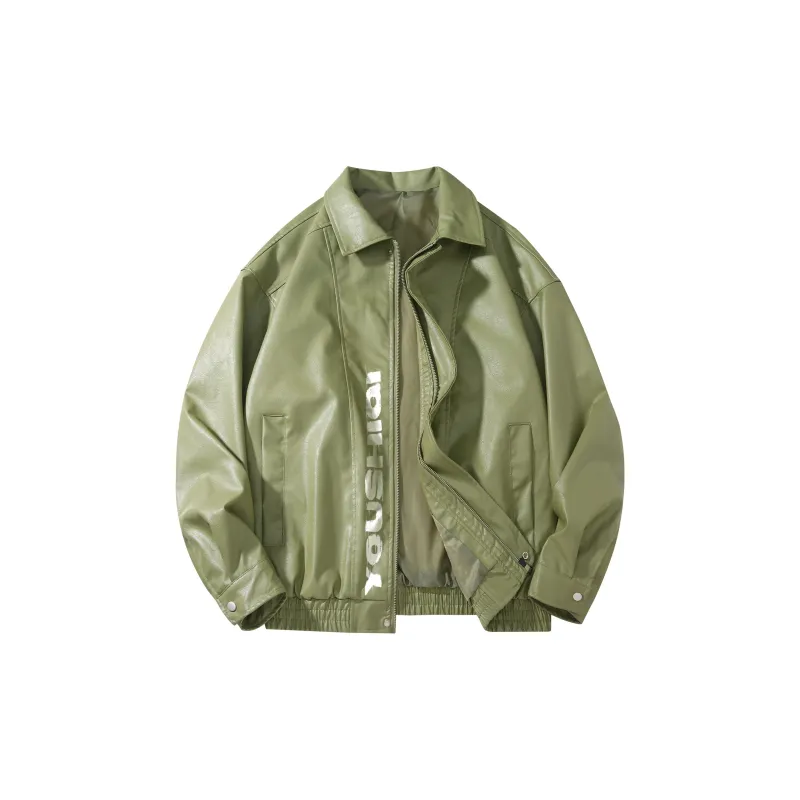 YOUSHIQI Leather Jackets Unisex-5