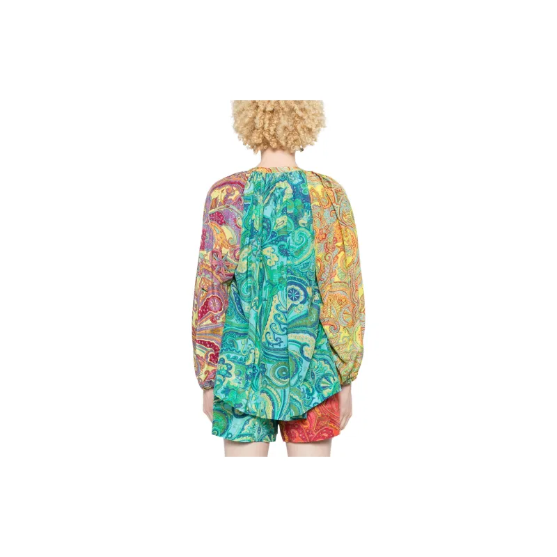 ALEMAIS Ceto Spliced Blouse-2