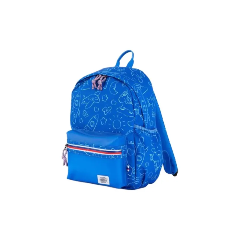 AMERICAN TOURISTER Polyester Backpack Medium Size Kids' Blue-1