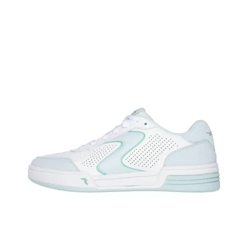 Skechers Viper Court Skateboard Shoes Women's Low-Top White/Green