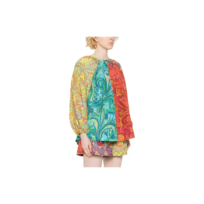 ALEMAIS Ceto Spliced Blouse-3