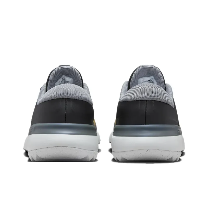 Nike Free Golf Anti Slip Wear Resistant Low Top Golf Shoes Unisex Gray Black-4