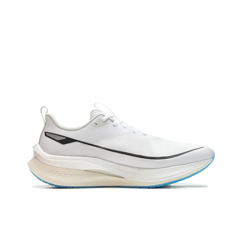 LiNing Red Hare 7 Pro Shock Absorbers With Slip Resistant Features Low Top Running Shoes Men's Standard White-1