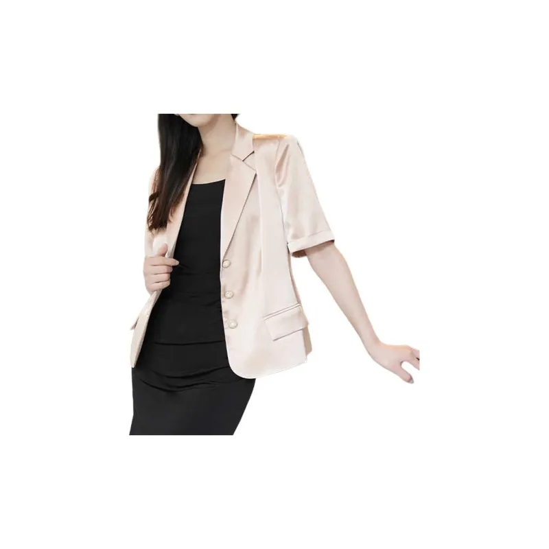 BESIONIA SS24 Business Suit Coat Women's Champagne-2