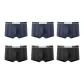 6 Pack (Navy Blue+Navy Blue+Navy Blue+Tungsten Black+Tungsten Black+Tungsten Black)