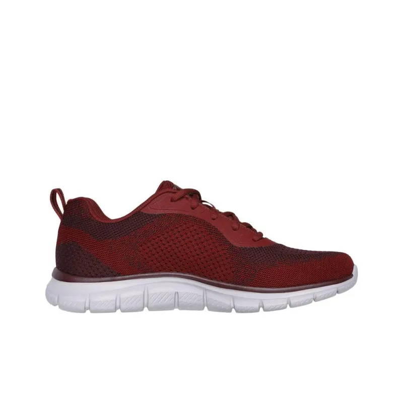 Skechers Track Breathable Low Top Casual Shoes Men's Red-1